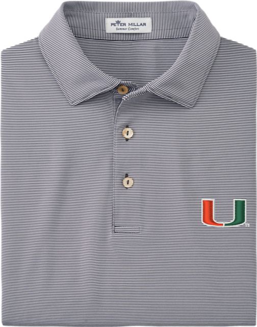 Miami Hurricanes Stripe Polo