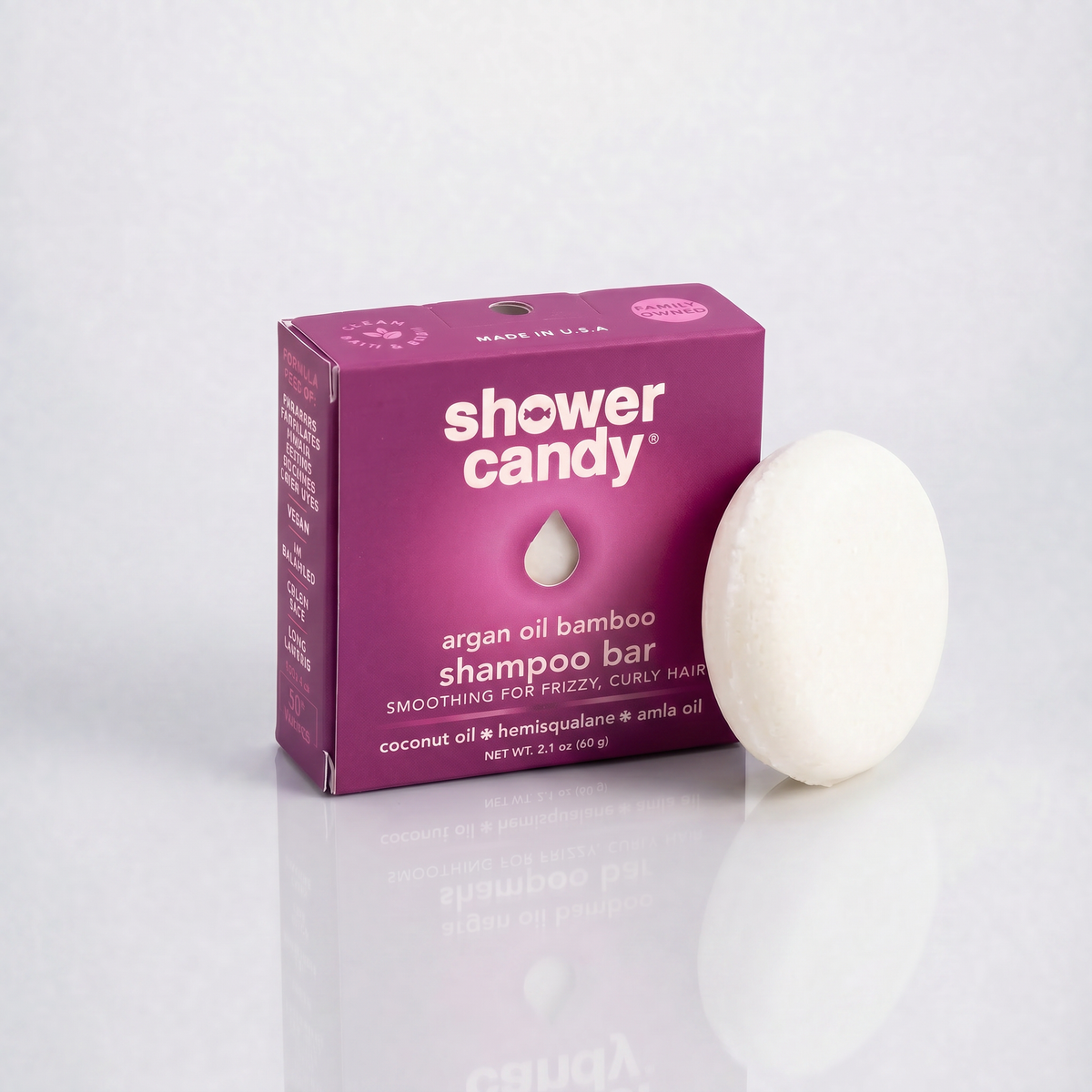 Argan Oil Bamboo Shampoo Bar for Curly Hair