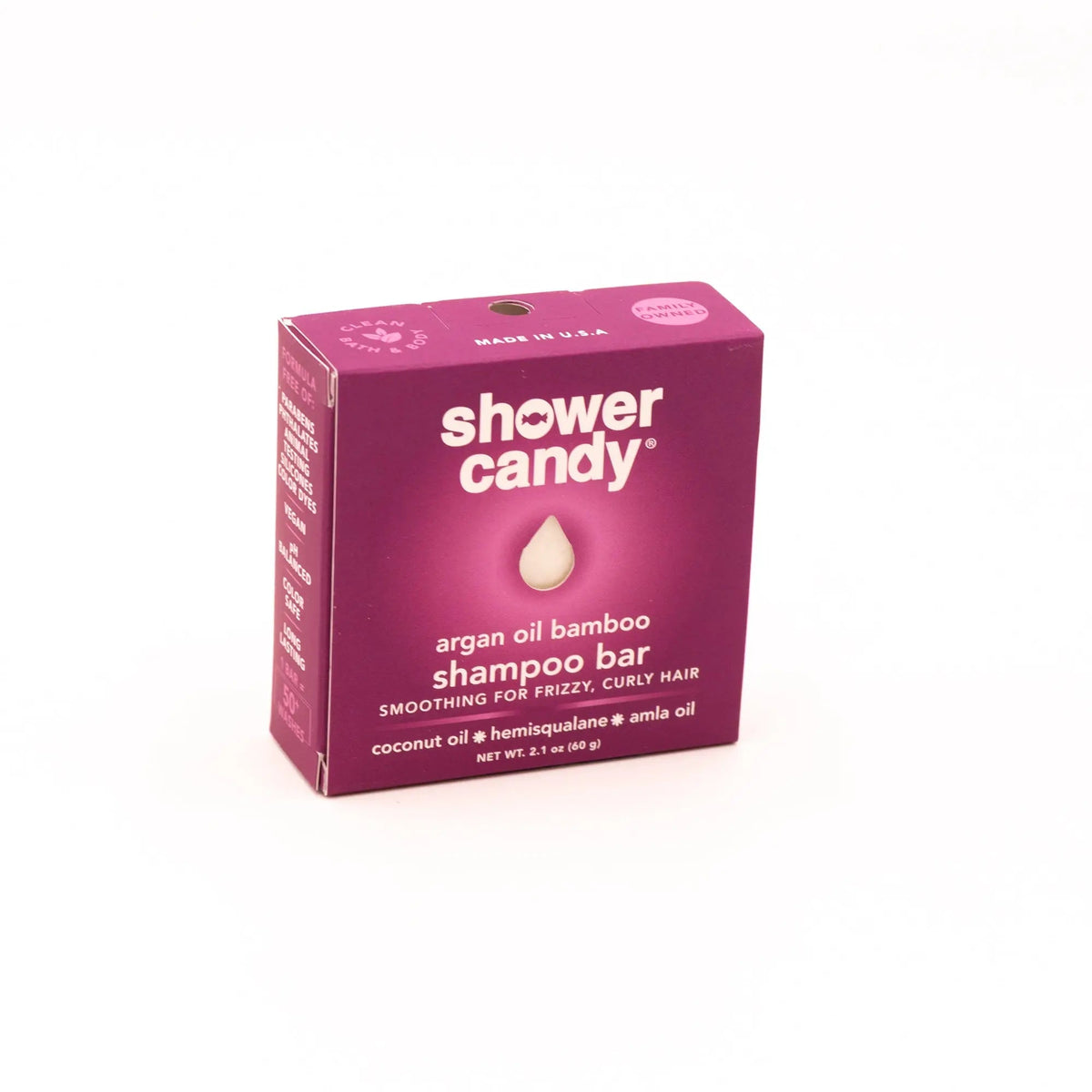 Argan Oil Bamboo Shampoo Bar for Curly Hair
